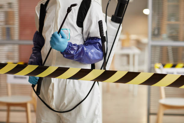 Professional Biohazard Cleanup technician working in Hillsdale, MI